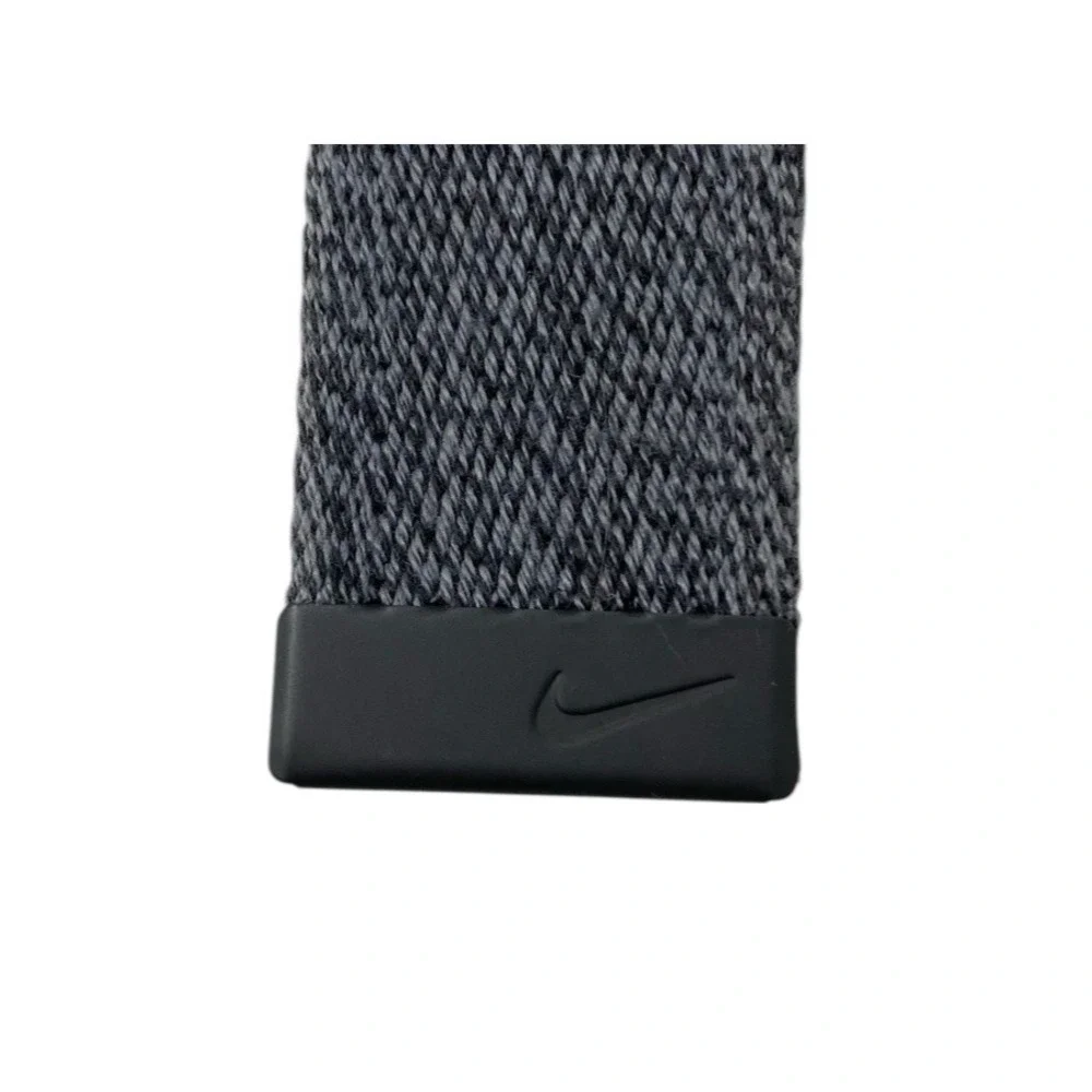 Nike Mens Black & Grey Webbed Belt One Size Adjustable Casual Golf Logo 50